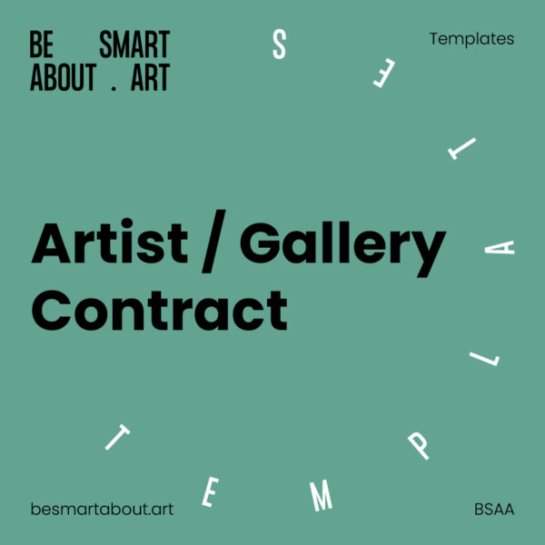 Artist / Gallery Contract